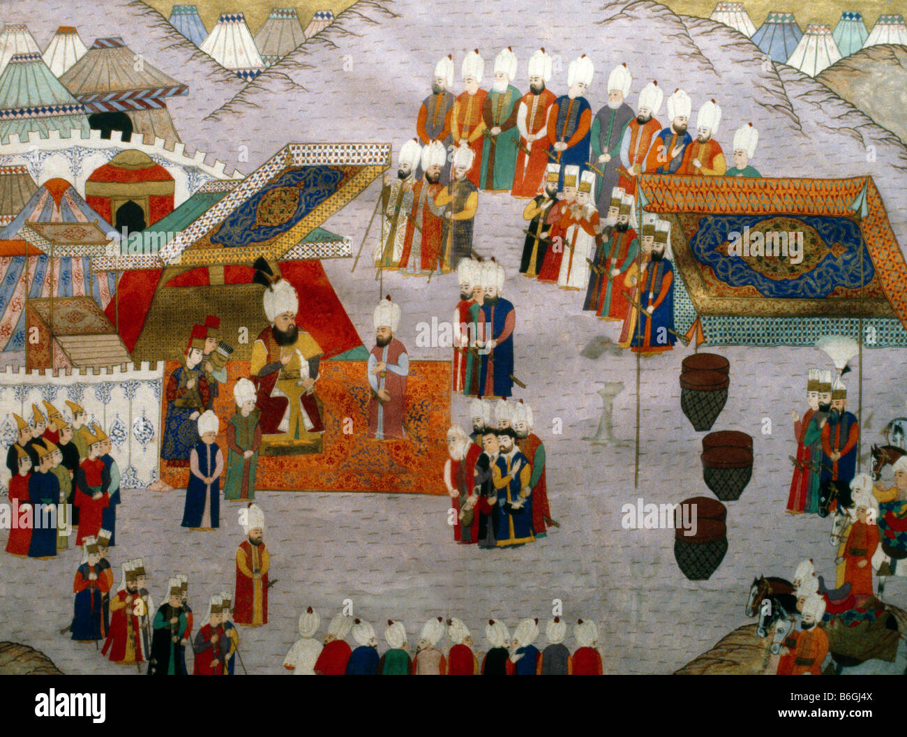 Istanbul Turkey Topkapi Sultan Mehmed III Received The Hungarians ...