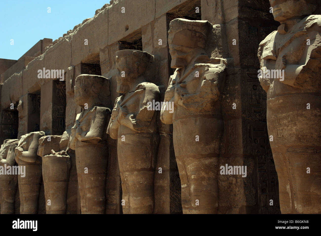 Egypt, Temple Of Karnak Stock Photo - Alamy