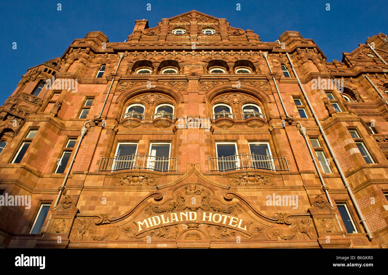 Midland Hotel, Manchester, UK. Stock Photo