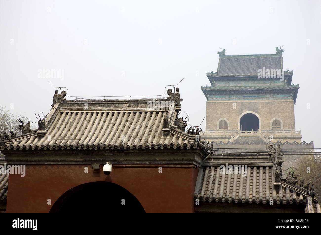 China Beijing Bell Tower Stock Photo - Alamy
