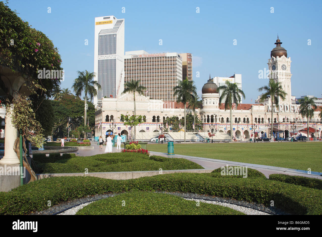 Gardens In Merdeka Square, Kuala Lumpur Stock Photo - Alamy