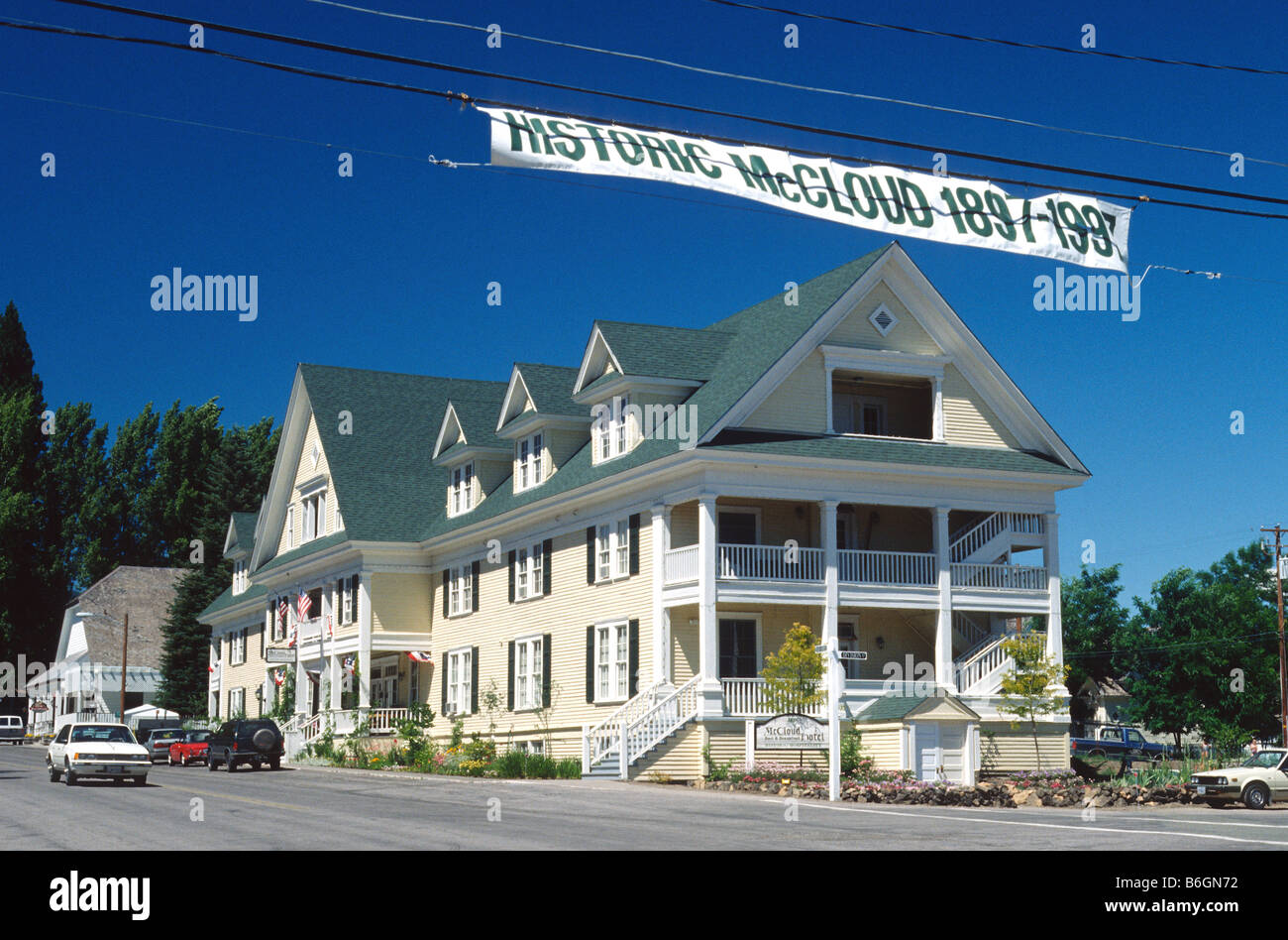 McCloud Hotel, McCloud, California Stock Photo Alamy
