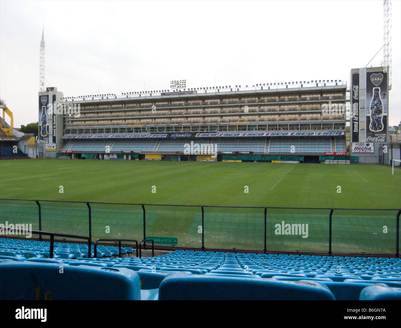 Boca Stadium - Home of Boca Juniors, Buenos Aires Argentina Stock Photo
