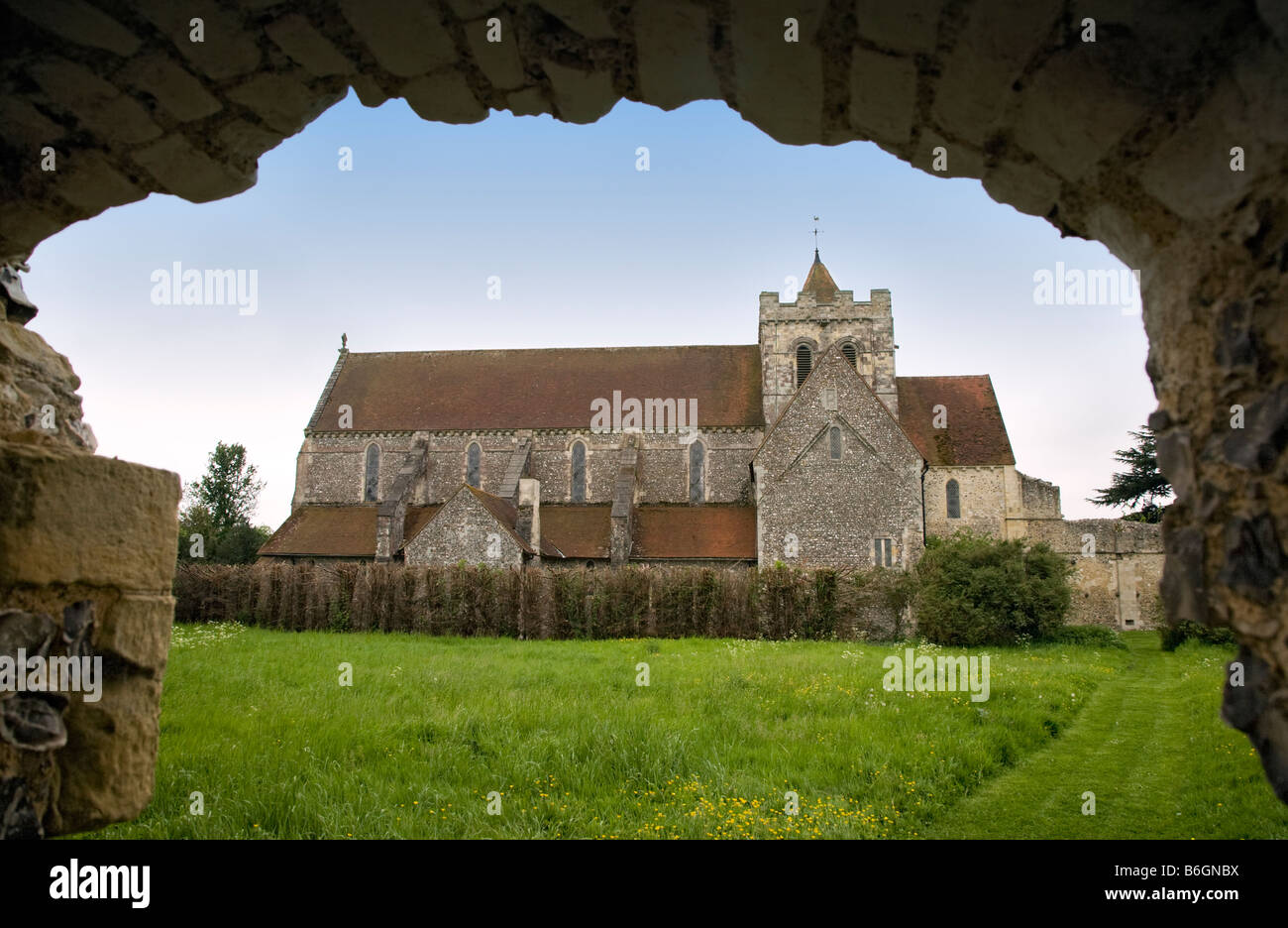 Boxgrove Priory, West Sussex, England Stock Photo Alamy