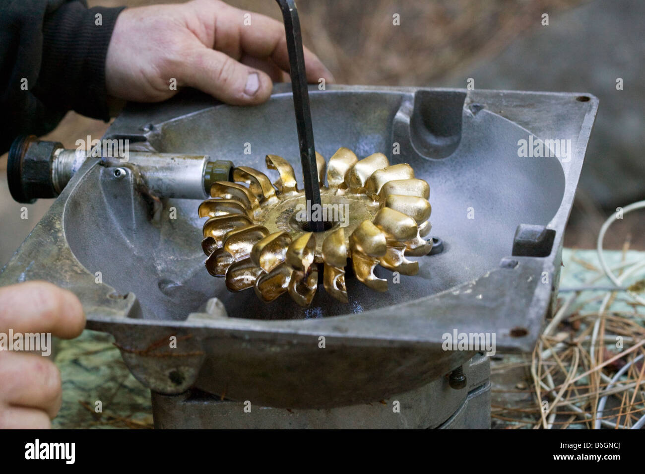 Pelton Wheel Stock Photo Alamy