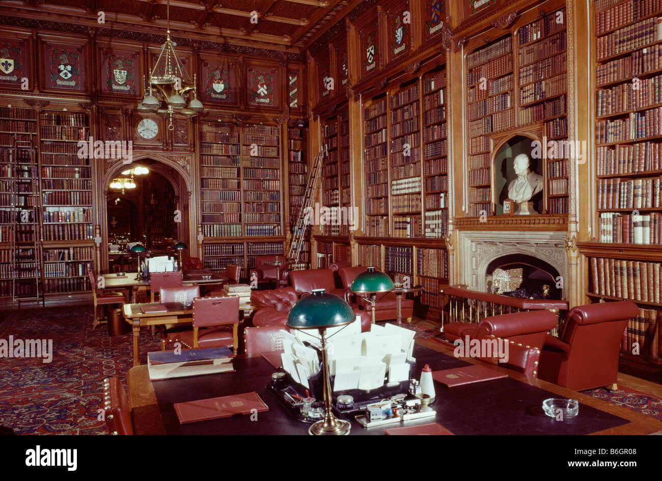 Library Reading Room House of Lords Stock Photo