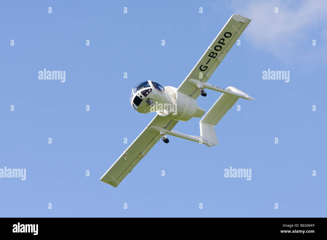 Optica aeroplane Stock Photo