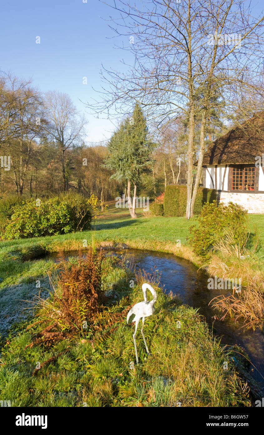 French Cottage Normandy France Stock Photo Alamy