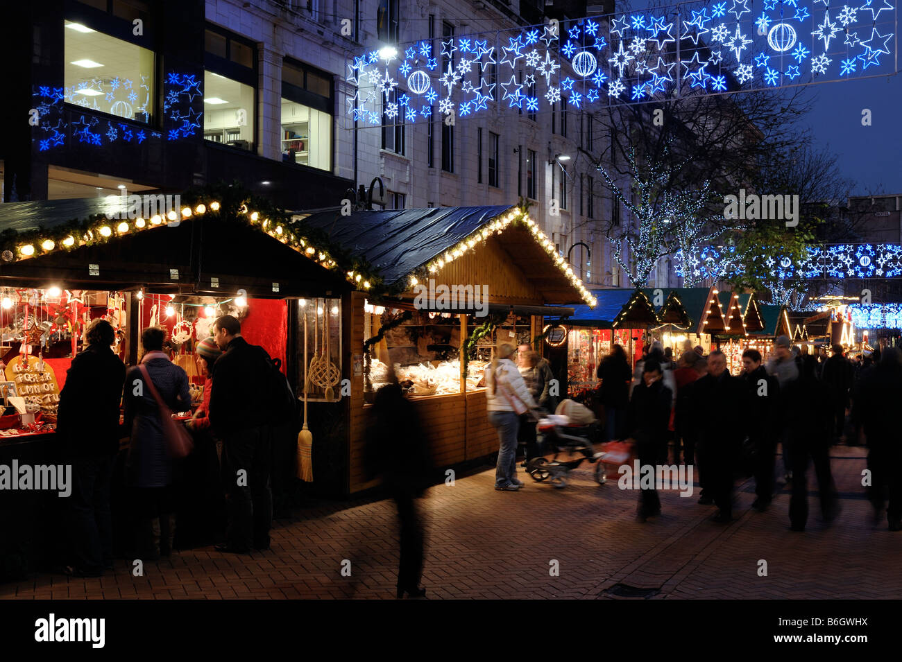 Birmingham Christmas Market Stock Photo Alamy