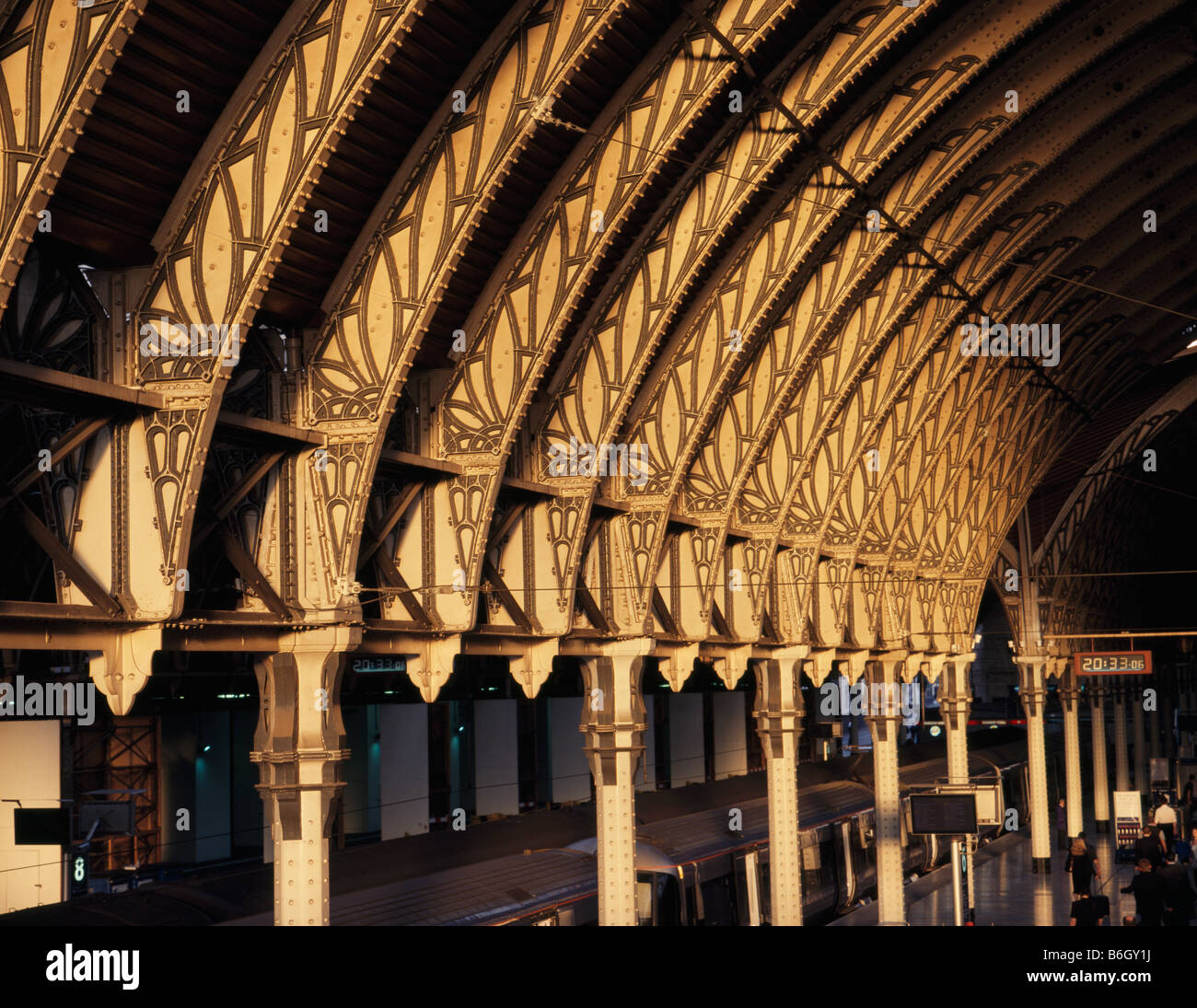 Paddington Trainshed Stock Photo