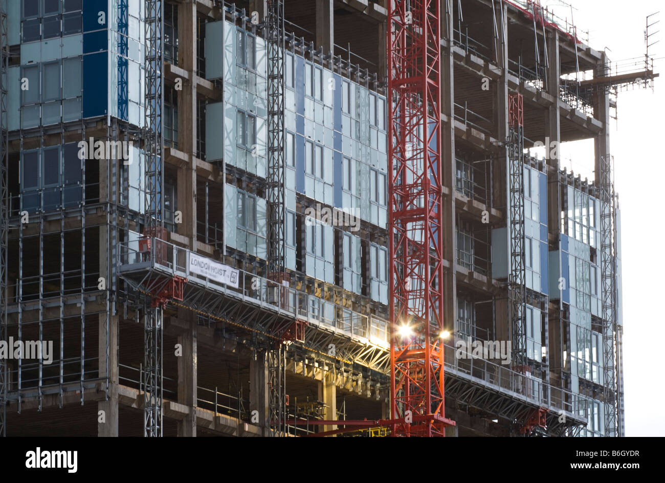 KD Tower (formerly Kodak building) Hemel Hempstead, redevelopment underway. Stock Photo