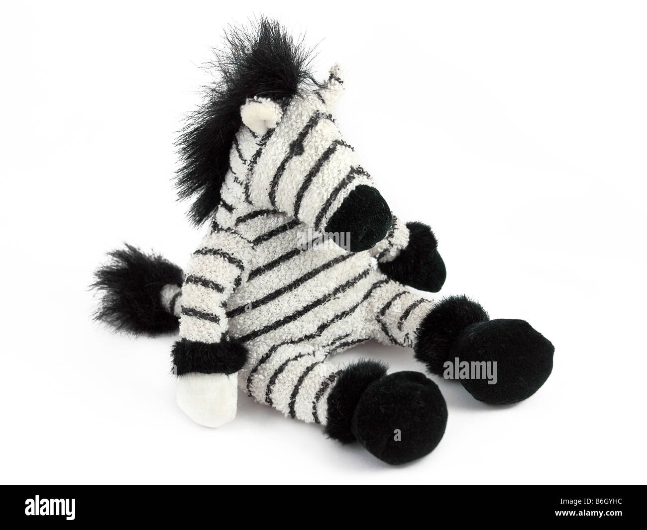 A zebra soft toy. Stock Photo