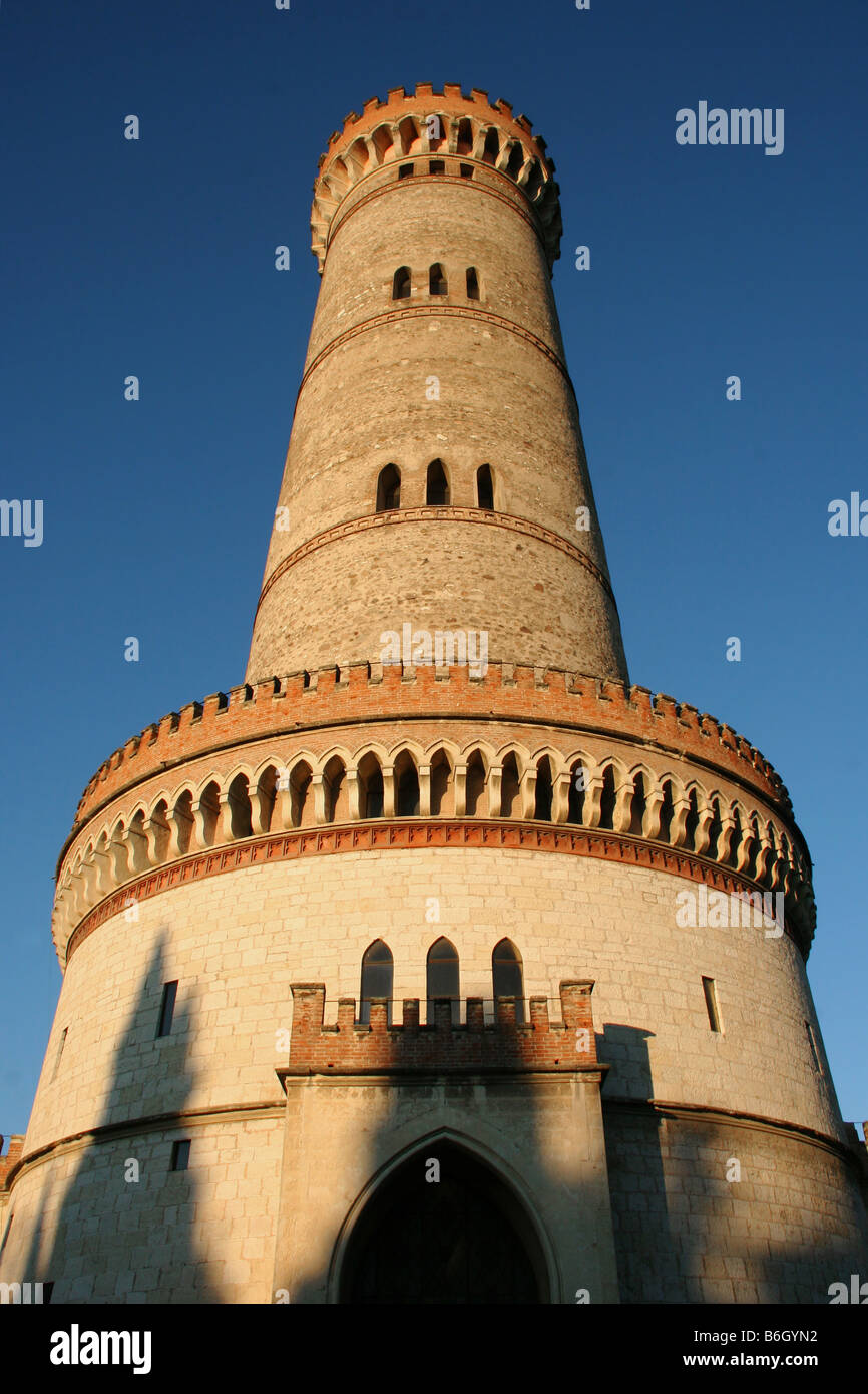 Monument tower of St.Martino della battaglia. Stock Photo
