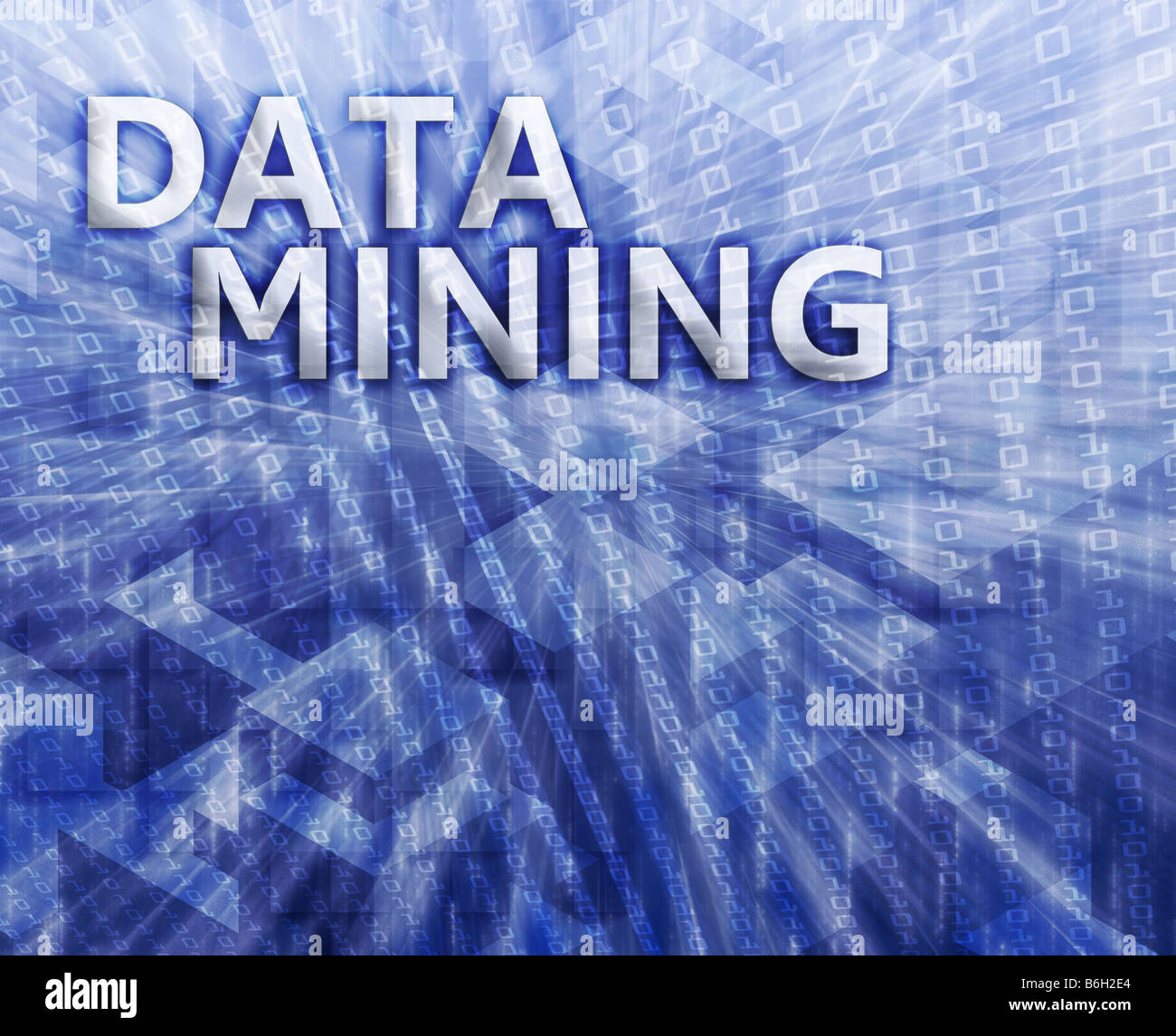 Data mining abstract computer technology concept illustration Stock ...