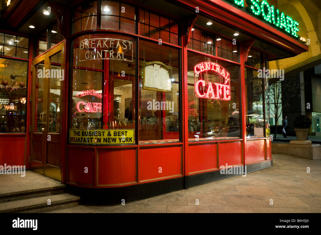 The Central Cafe in Pershing Square Stock Photo