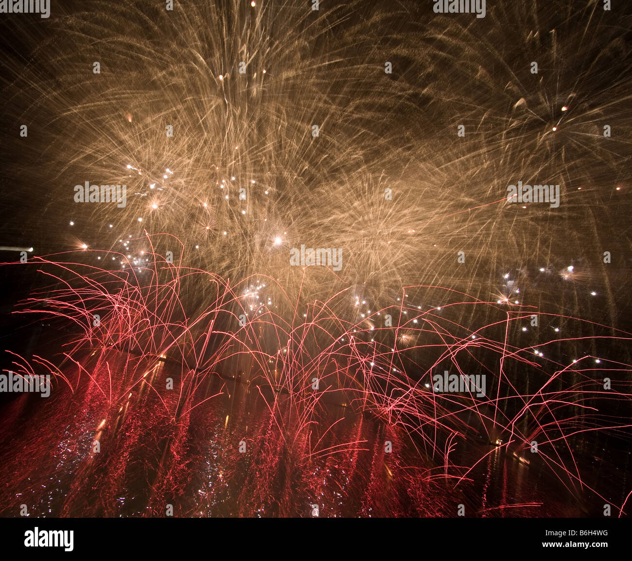 Geneva fireworks 15 Stock Photo Alamy