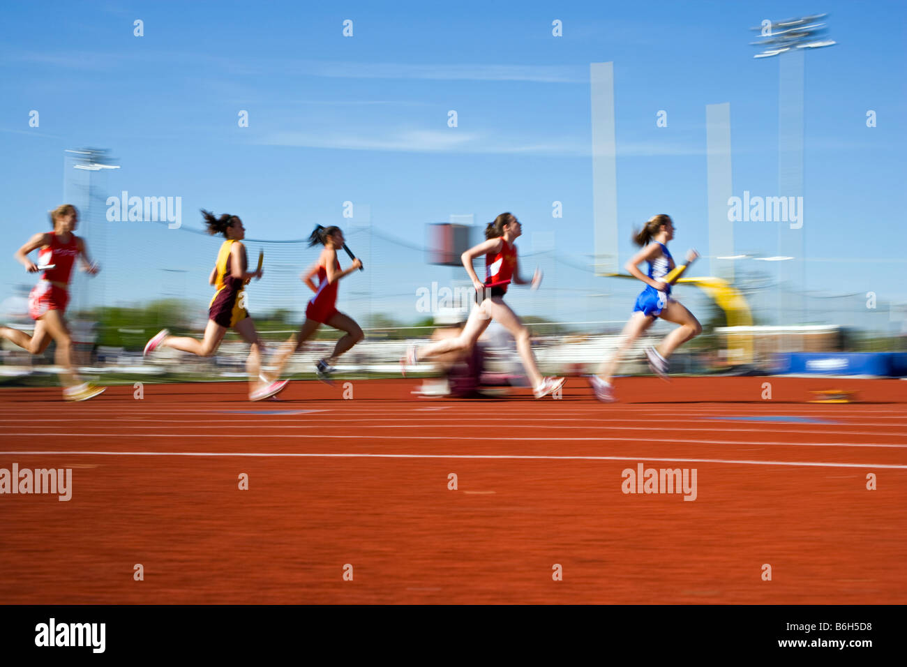 High school students compete at the Henderson Invitational Track
