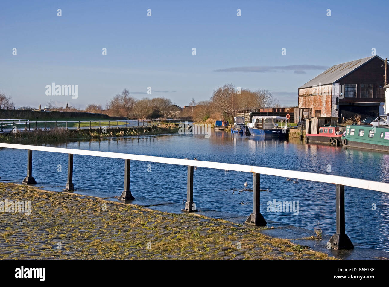 Forth & Clyde Canal Glasgow Stock Photo Alamy