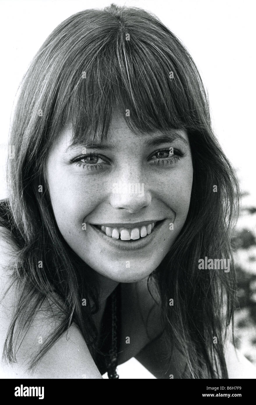 JANE BIRKIN French film actress and singer in 1969 promoting Je t'aime ...