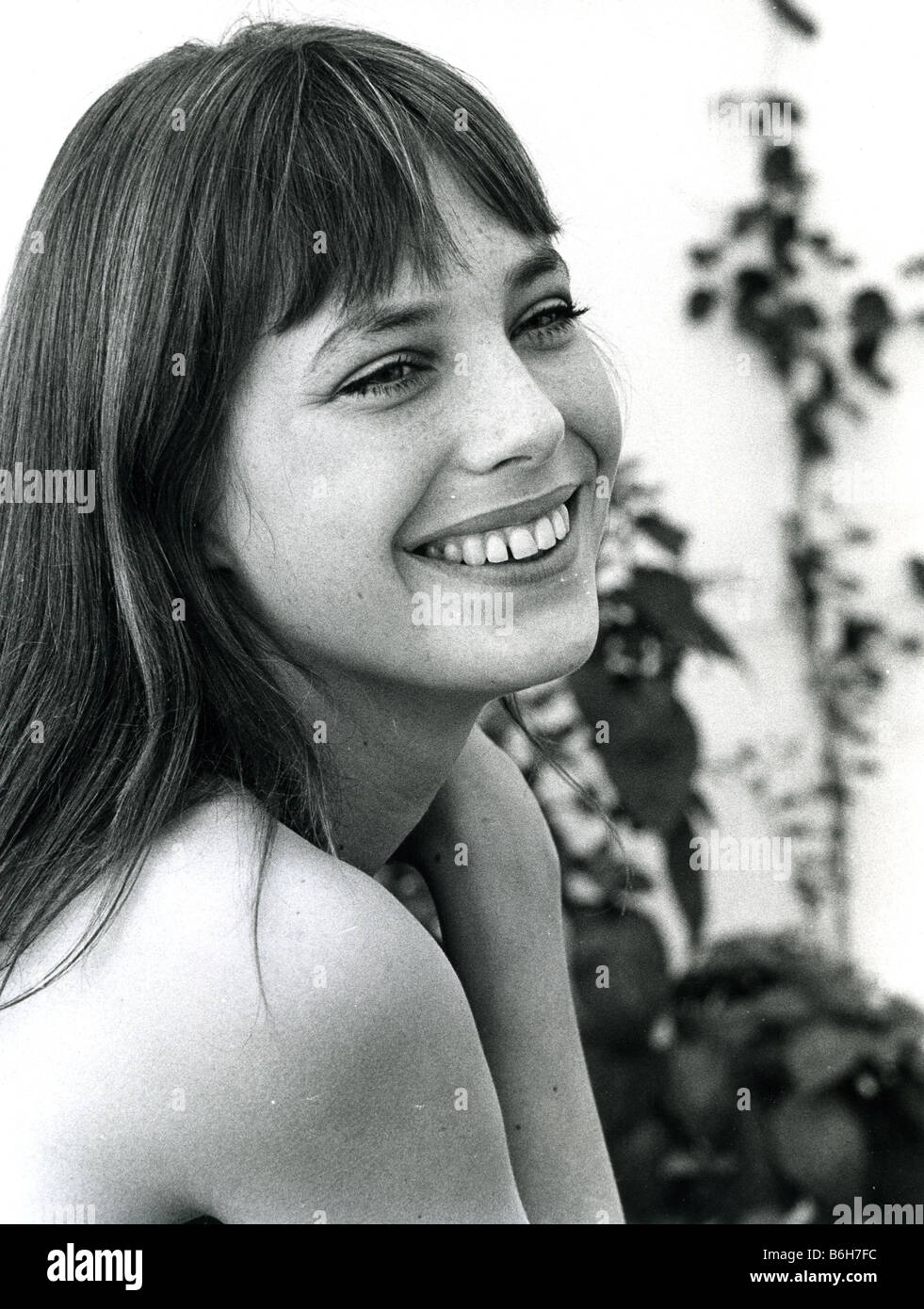 JANE BIRKIN  French film actress and singer in 1969 promoting Je t'aime Stock Photo