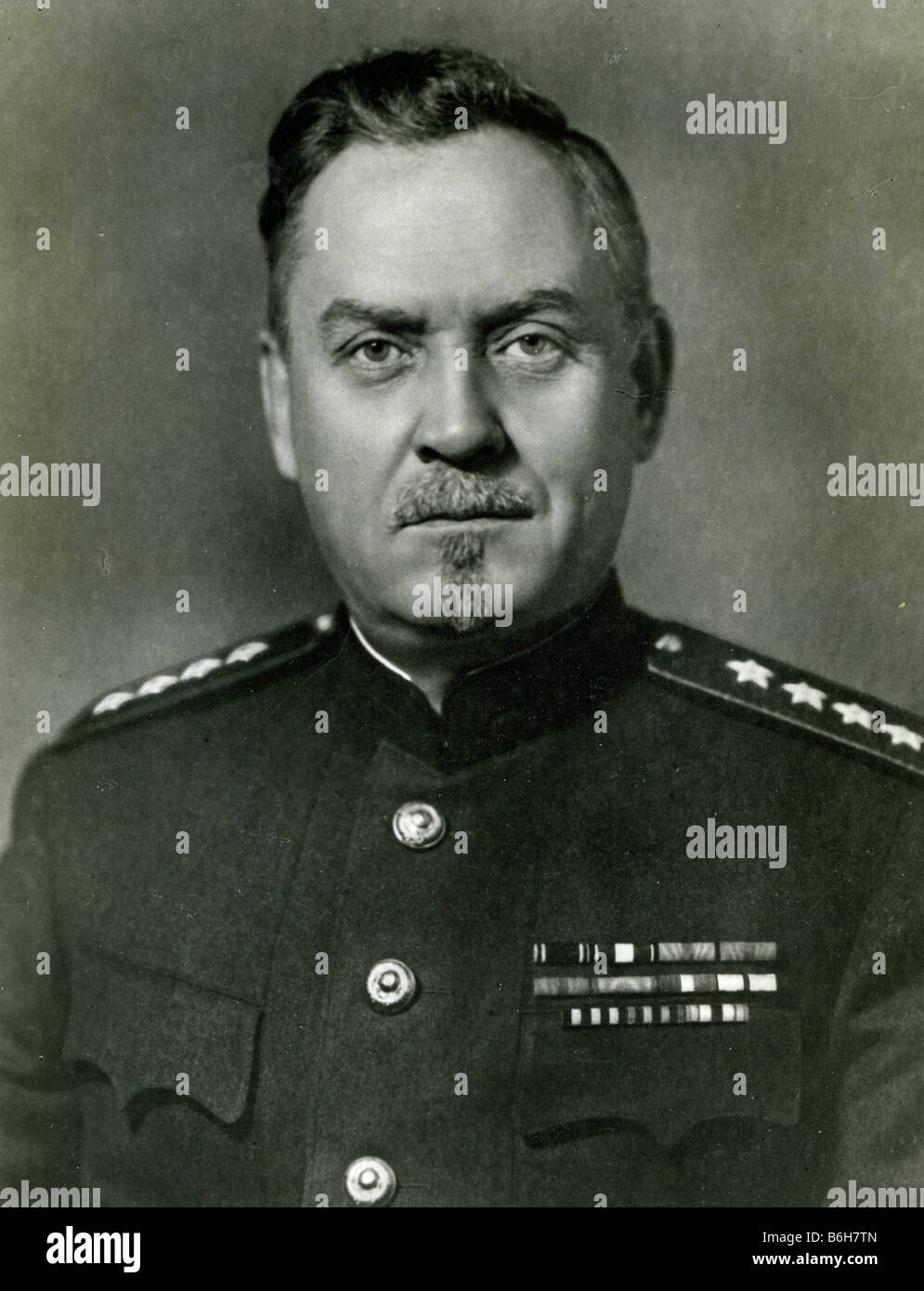 NIKOLAI BULGANIN Soviet politician appointed Minister of Defence in