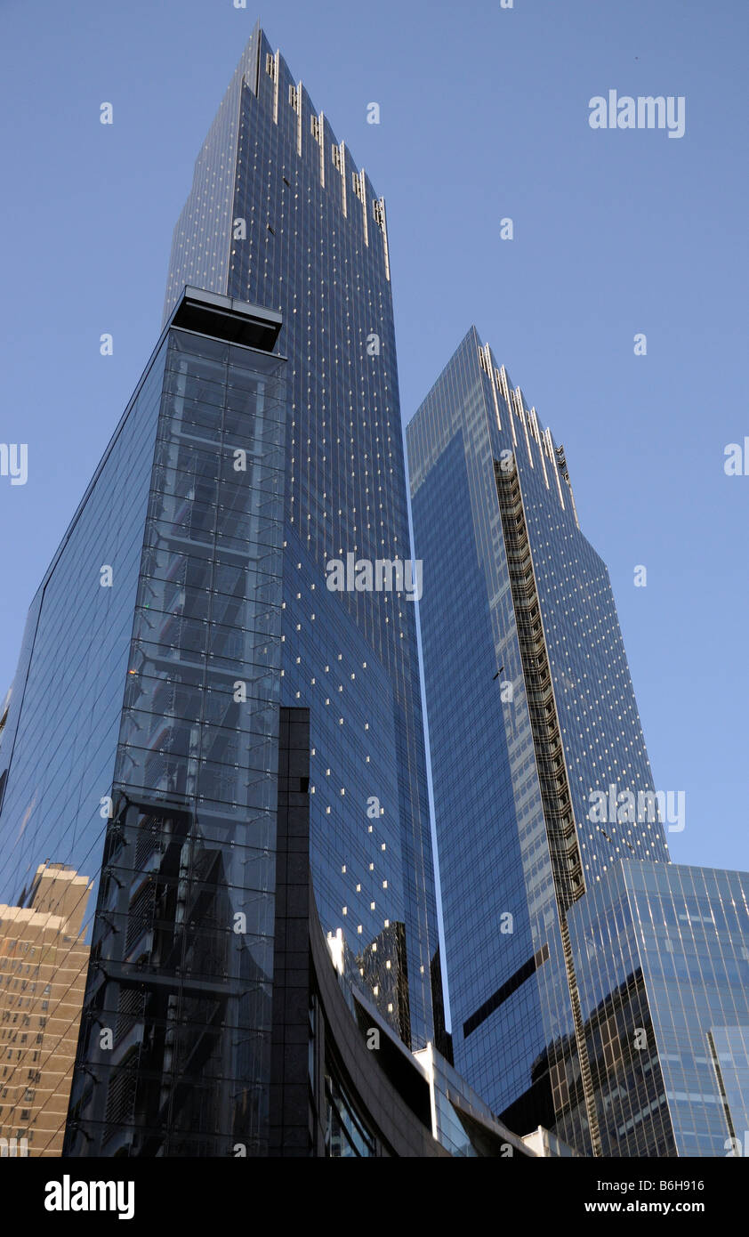 Modern glass buildings Manhattan skyline New York USA Stock Photo Alamy