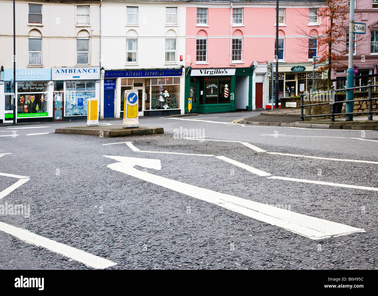 The corner of Victoria Road and Bath Road in Old Town Swindon Wiltshire England UK Stock Photo