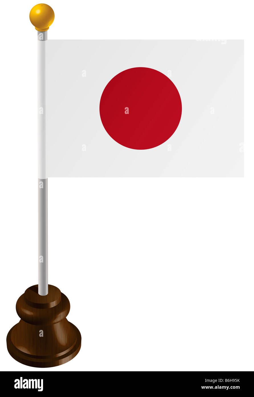 Japan flag hires stock photography and images Alamy