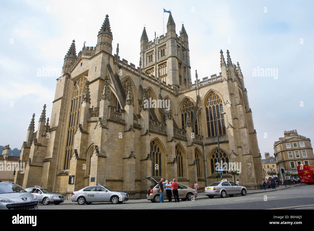 Bath Cathedral Stock Photo Alamy