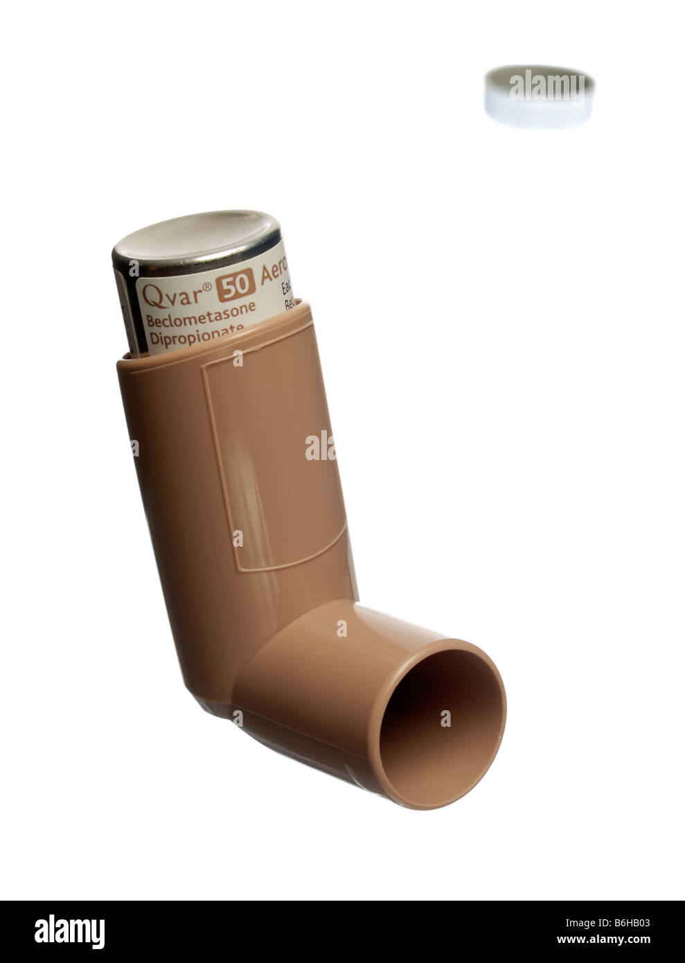 QVar Beclometasone Dipropionate inhaler Stock Photo