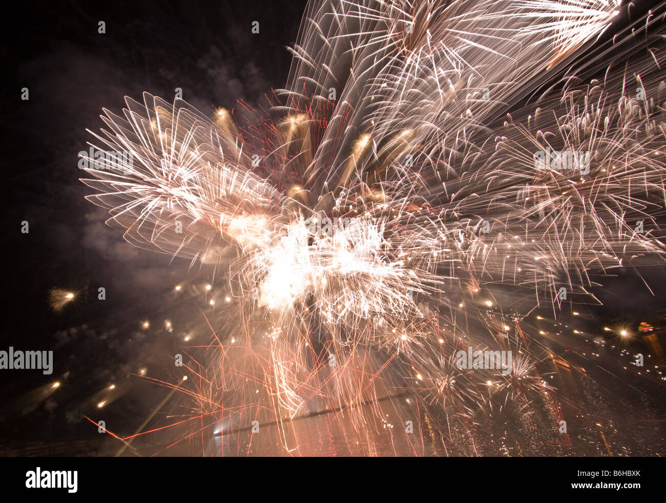 Geneva fireworks 22 Stock Photo Alamy