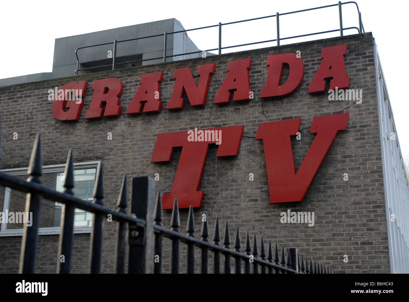 Old site for Granada Studios Manchester Stock Photo