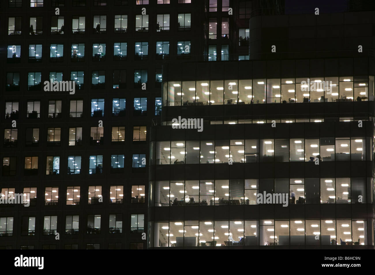 Office buildings at Canary Wharf in London UK Stock Photo - Alamy