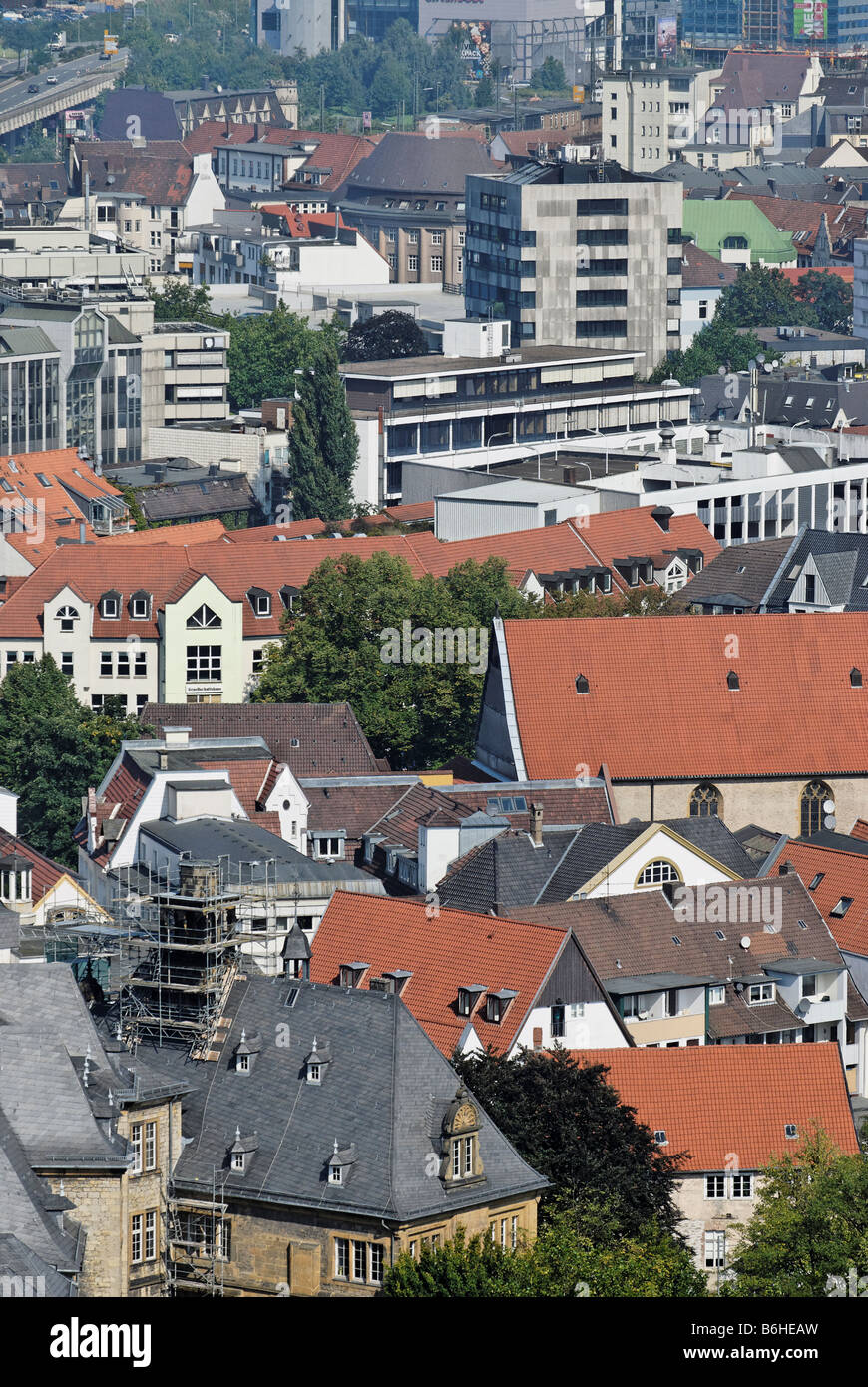 Bielefeld germany city building architecture hires stock photography