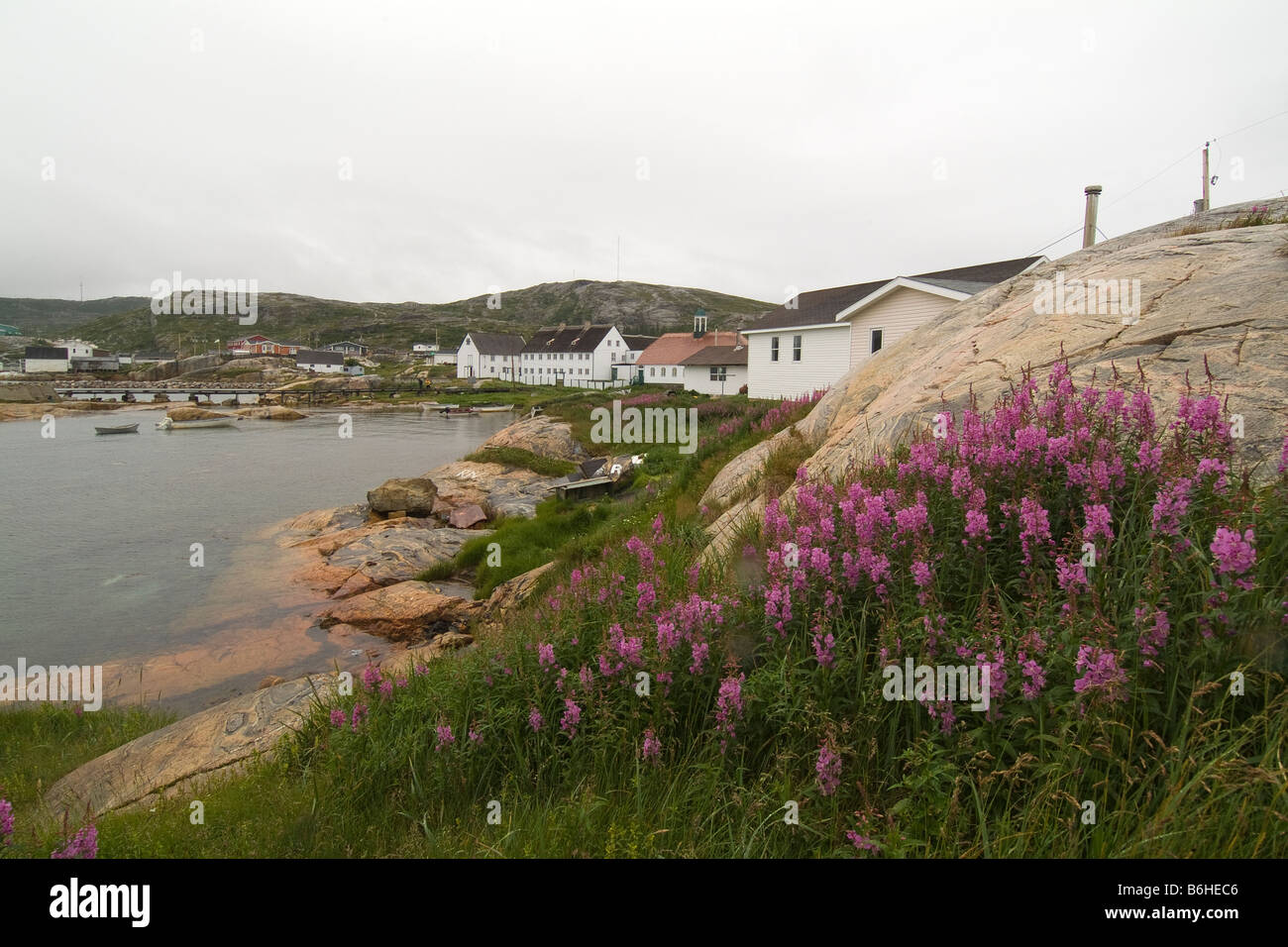 Hopedale village, Labrador, Canada Stock Photo Alamy