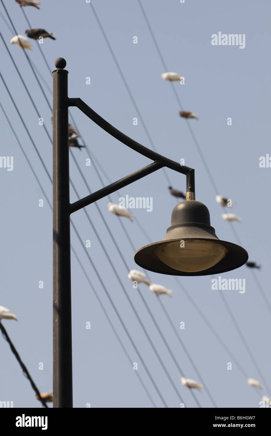 Streetlamp in Byblos Lebanon Middle East Stock Photo