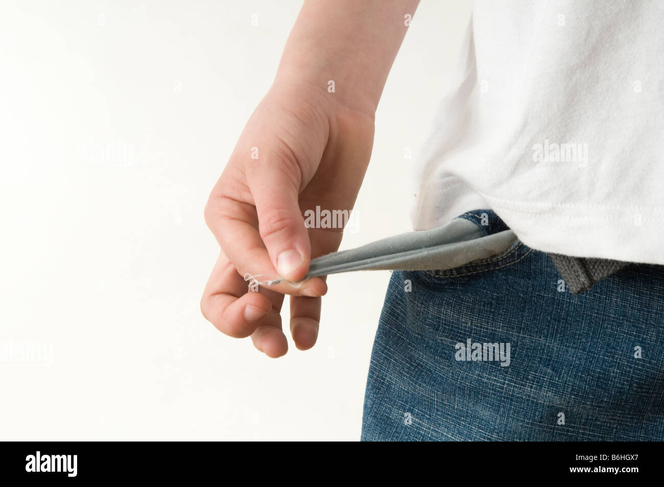 skint no money poor empty pockets pocket broke Stock Photo Alamy