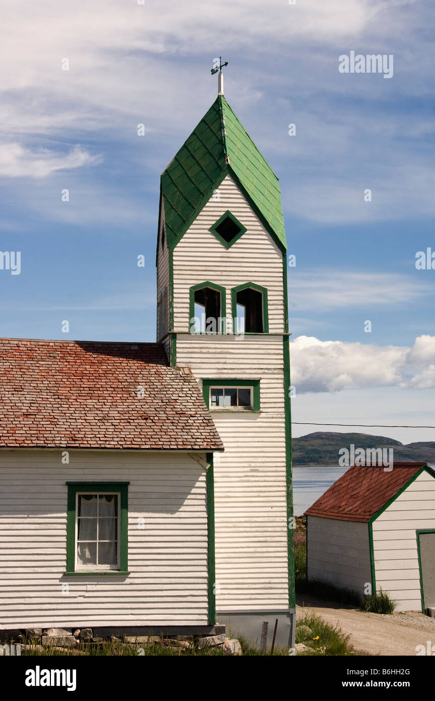 Moravian church Nain, Labrador, Canada Stock Photo - Alamy