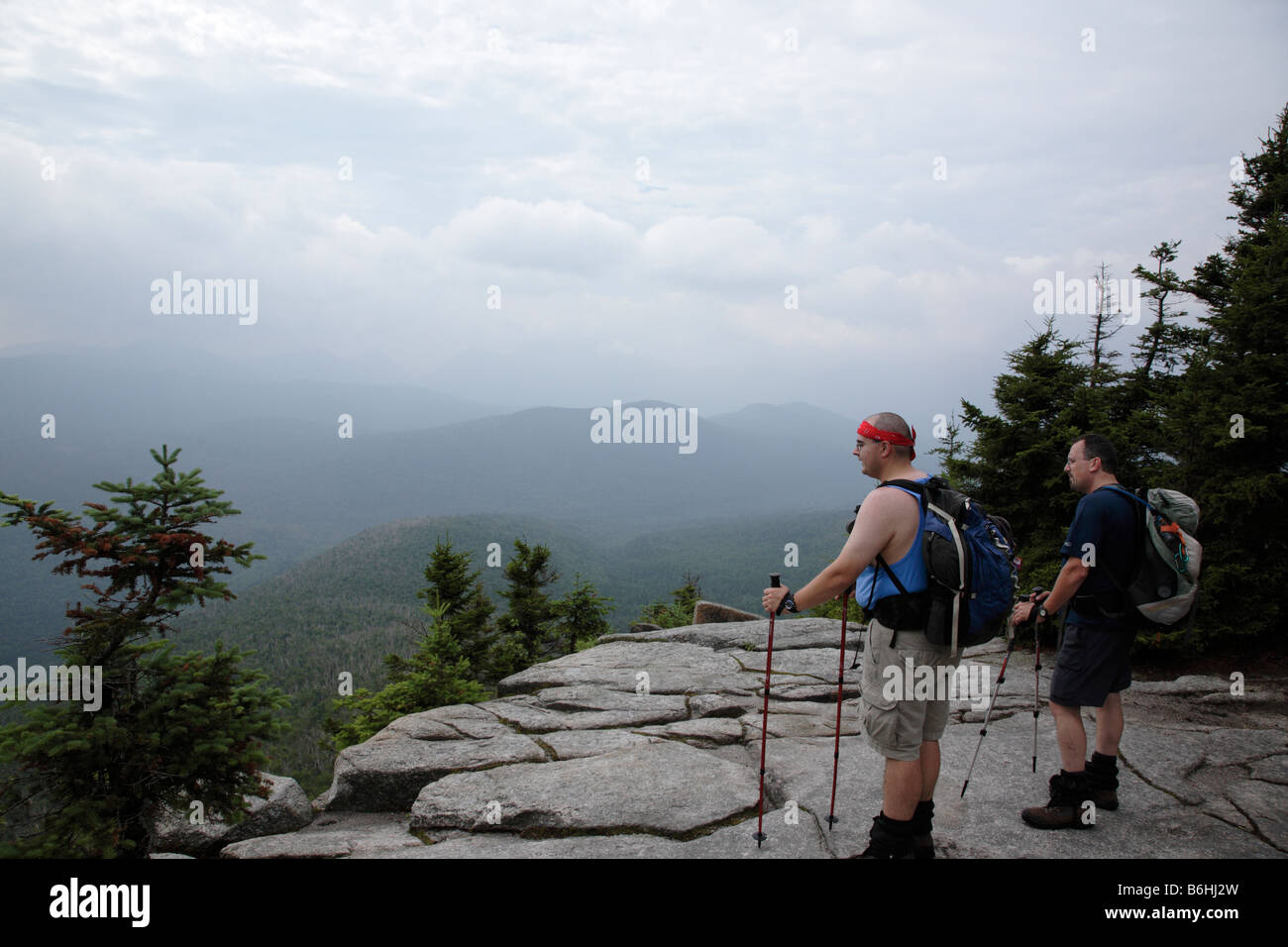 Appalachian Trail in the White Mountains New Hampshire USA Stock Photo