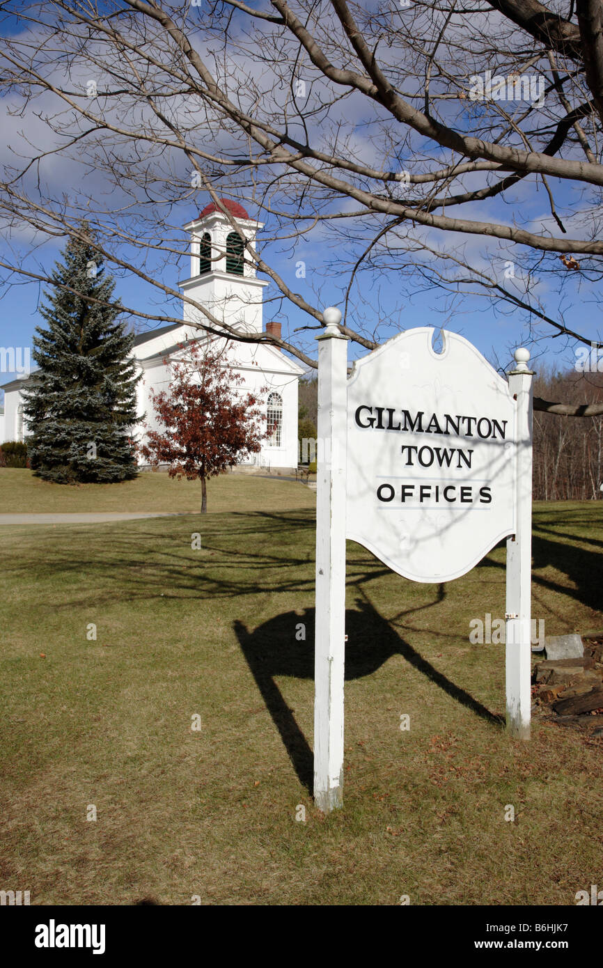 Gilmanton Town Common during the autumn months Located in Gilmanton New