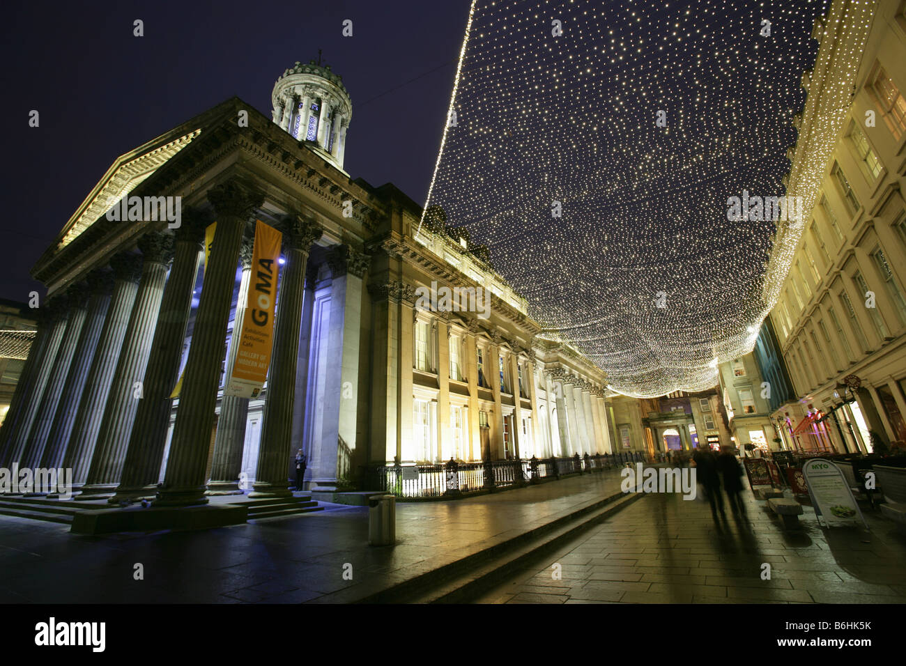 City Of Glasgow Scotland The Queen Street Neoclassical Portico