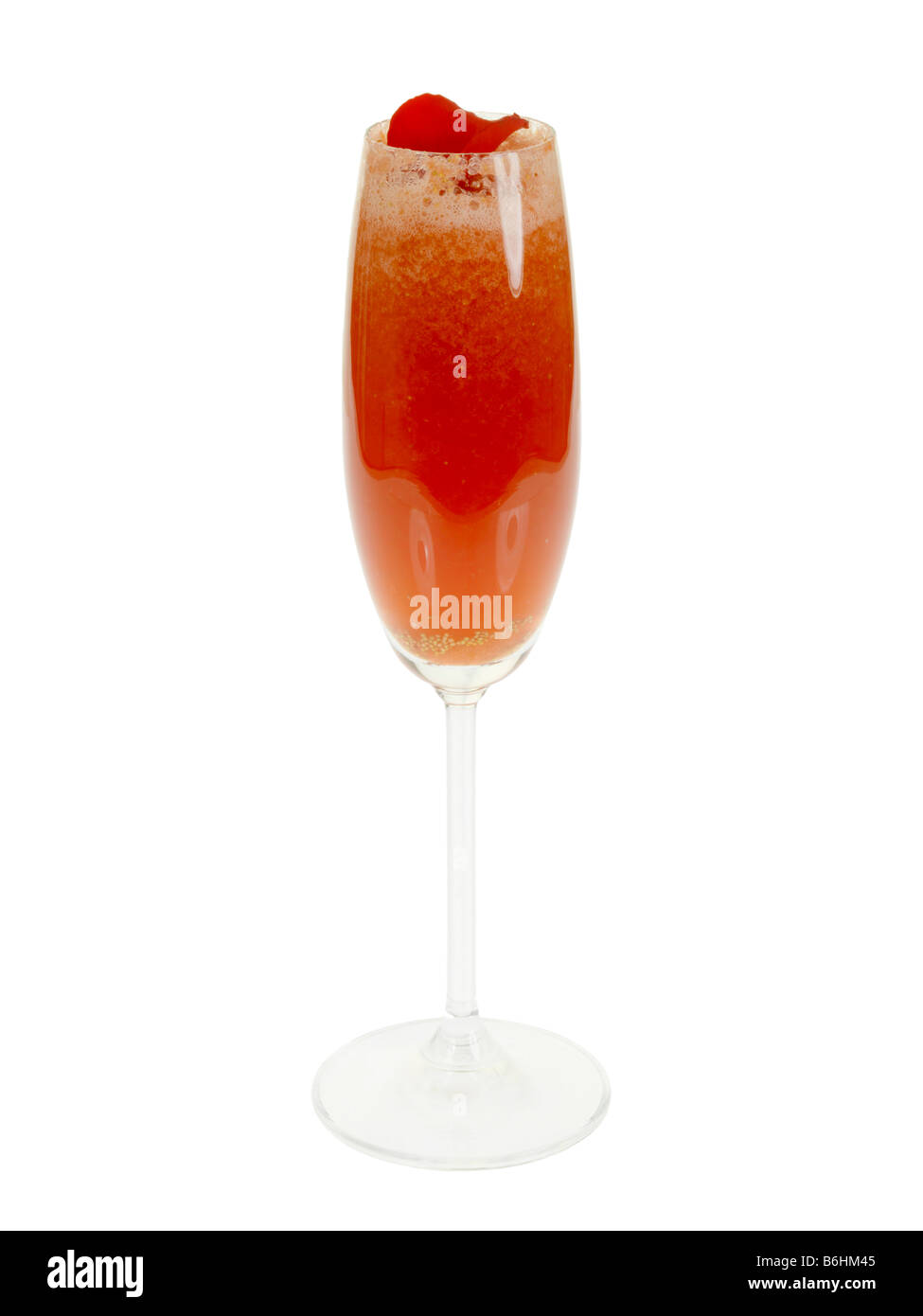 Gin and Champagne Cocktail Stock Photo Alamy