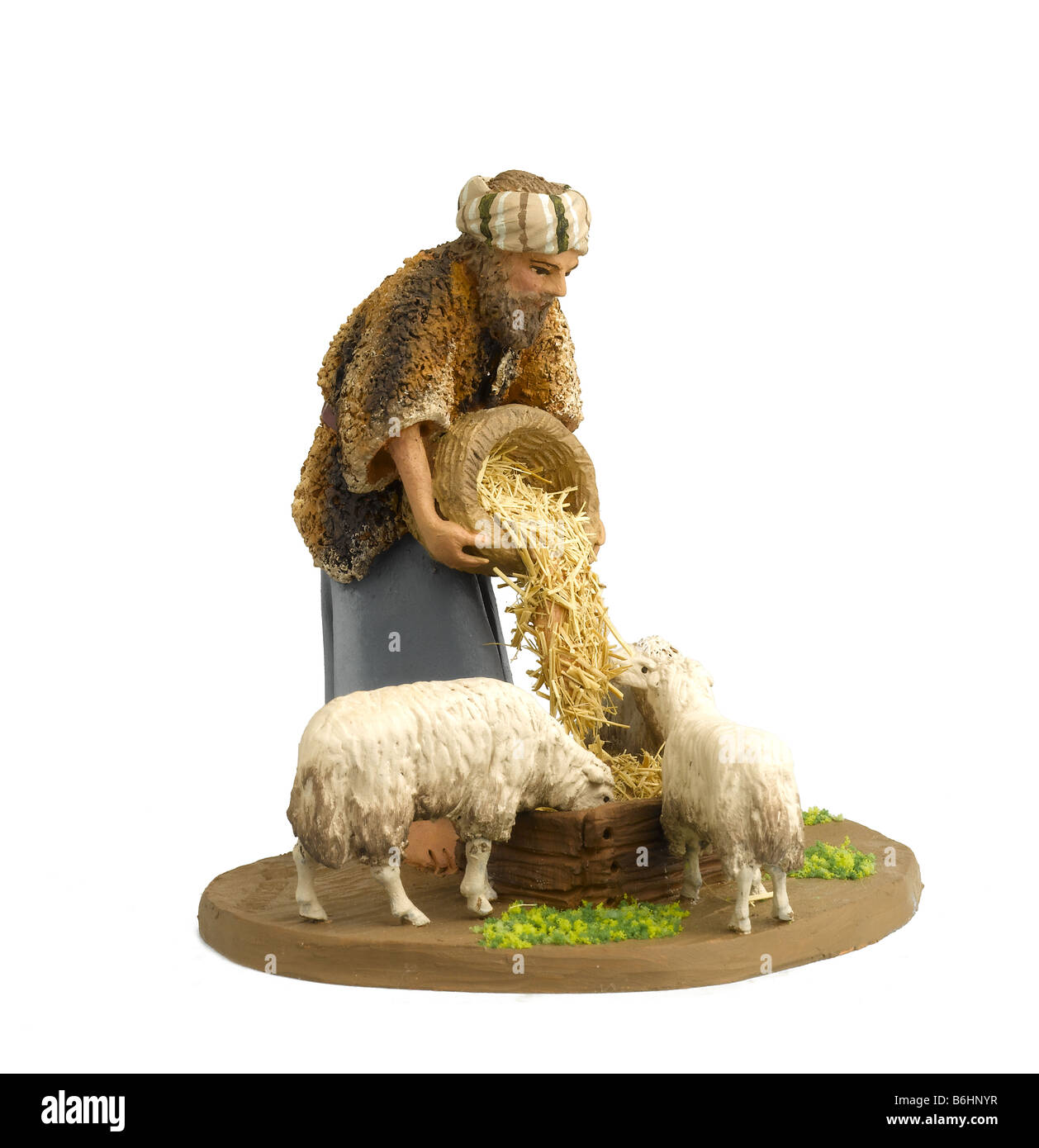 Shepherds and sheep statue hi-res stock photography and images - Alamy