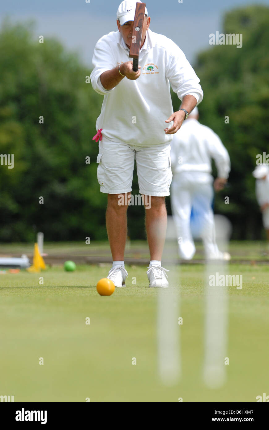 NATIONAL GOLF CROQUET CHAMPIONSHIPS,NOTTINGHAM,13TH JUNE 08 Stock Photo Alamy