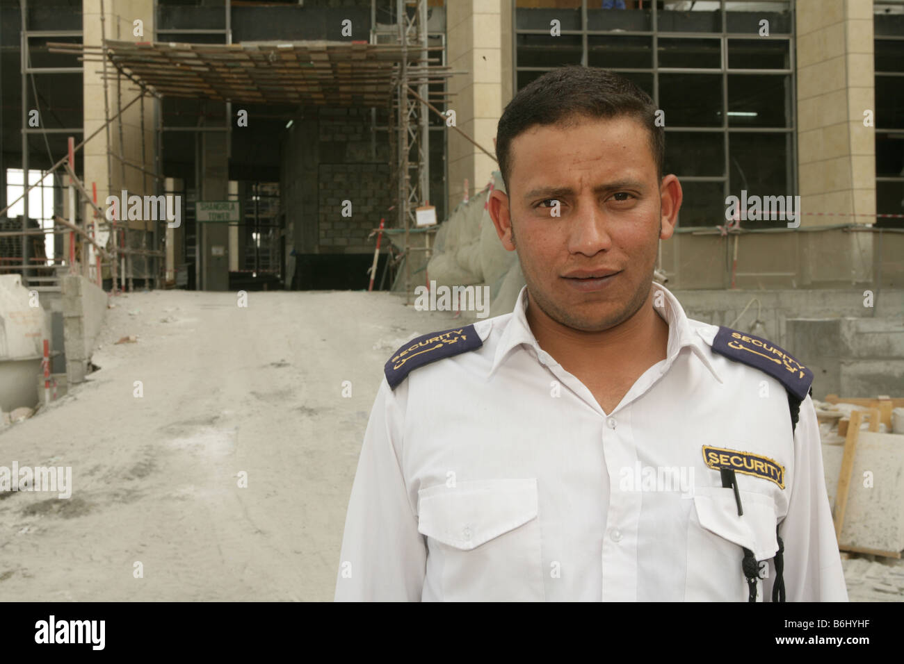 A security guard in Doha, Qatar Stock Photo Alamy