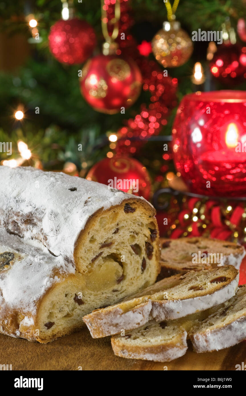 Stollen cake Stock Photo