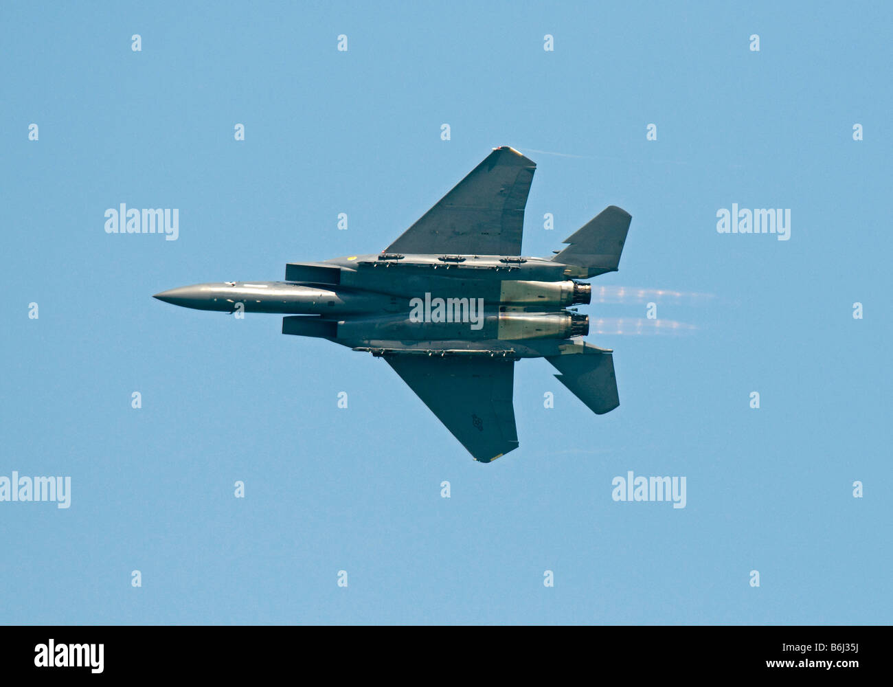 USAF F-15 Screaming Eagle Stock Photo
