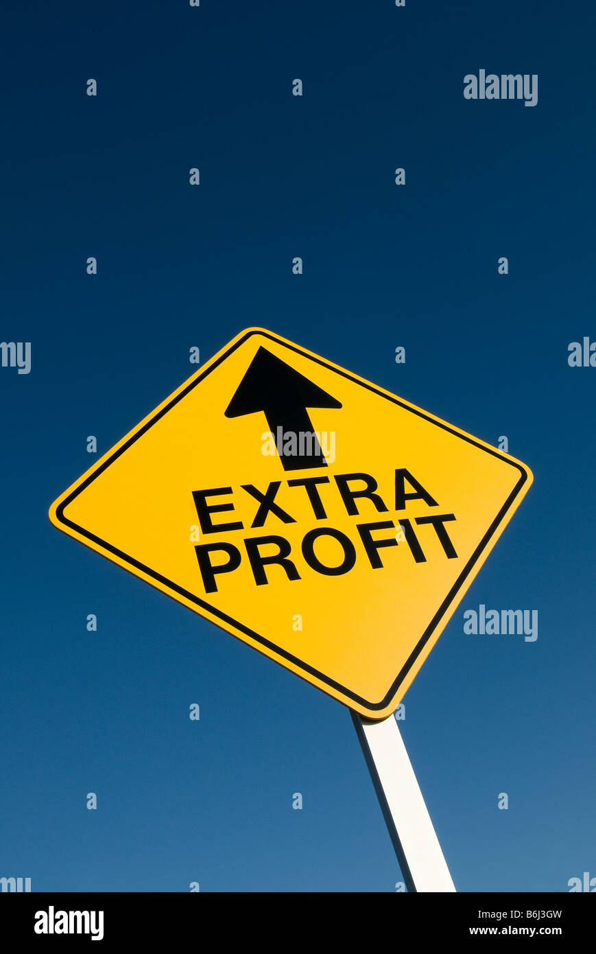extra profit road sign concept Stock Photo