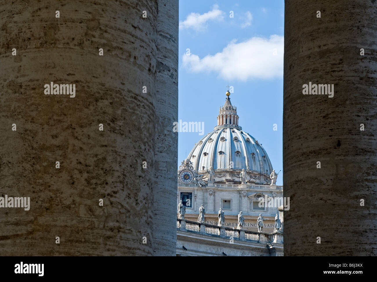 Rome the S Pietro in Vaticano cathedral detail Stock Photo - Alamy