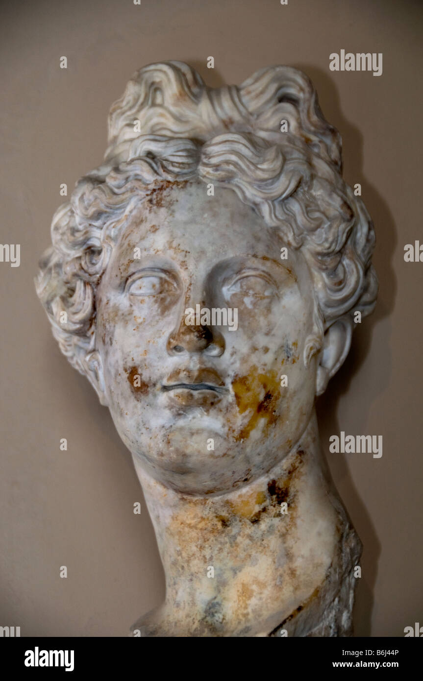 Aphrodite goddess of love and beauty marble Ephesus Efes Roman 2nd century AD Stock Photo